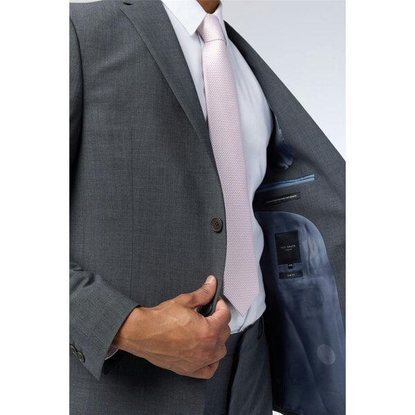 Ted Baker Slim Fit Performance Charcoal Panama Jacket