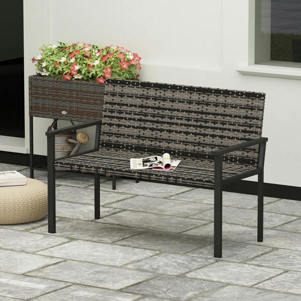Rattan Bench