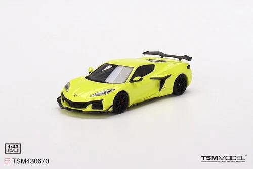 MCSlots Chevrolet Corvette Z06 2023 Accelerate Yellow 1:43 Scale TSM430670
