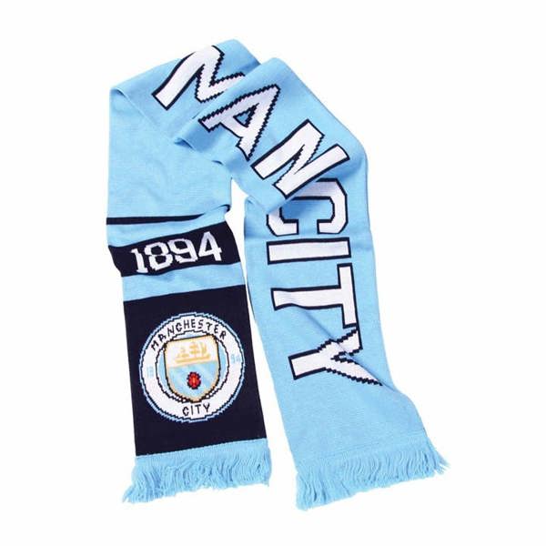 Manchester City FC, Nero Scarf, Clothing Accessories, Sports, Gift