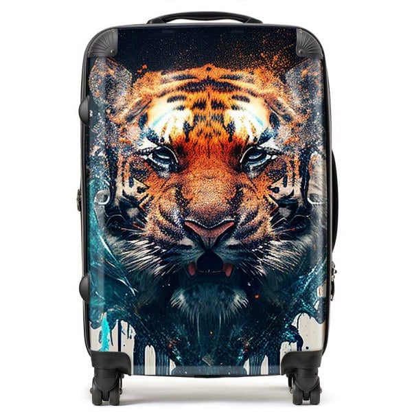 Warren Reed Tiger Face Splashart Suitcase