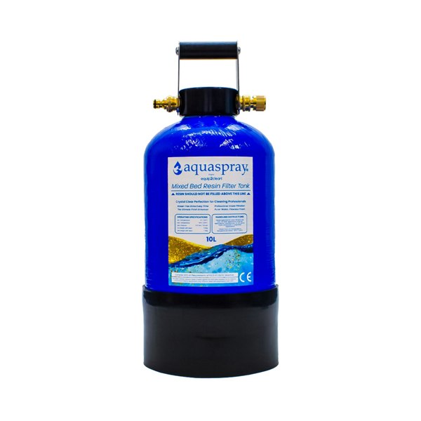 Equip2clean Aquaspray® De-Ionising Water Filter Carry Tank 10, 15 or 25 Litre (Inc. Resin)