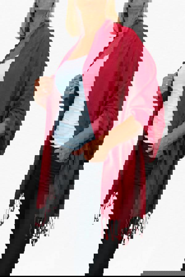 Paulo Due Paisley Jacquard Fine Pashmina Shawl Wrap