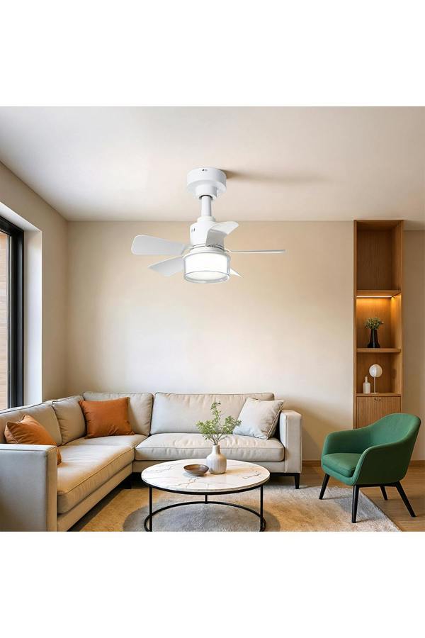 Living and Home Graceful LED Ceiling Fan Light
