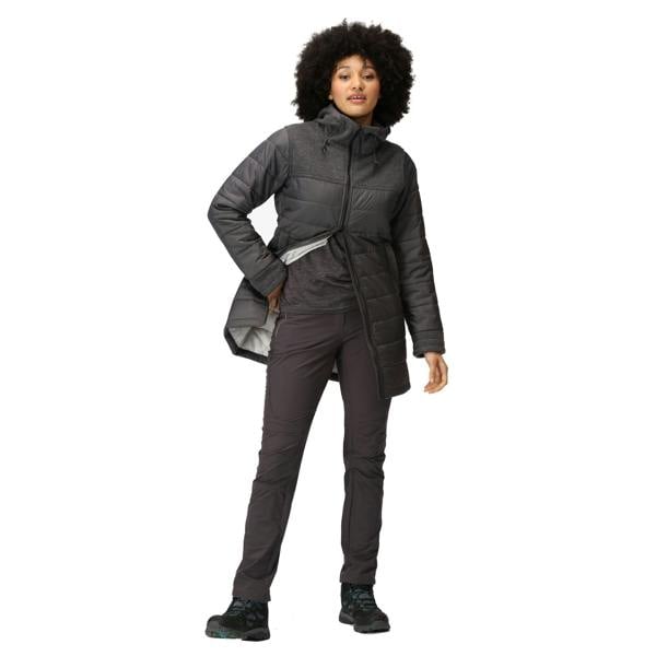 Regatta Womens/Ladies Melanite Baffled Padded Jacket - Seal Grey - 