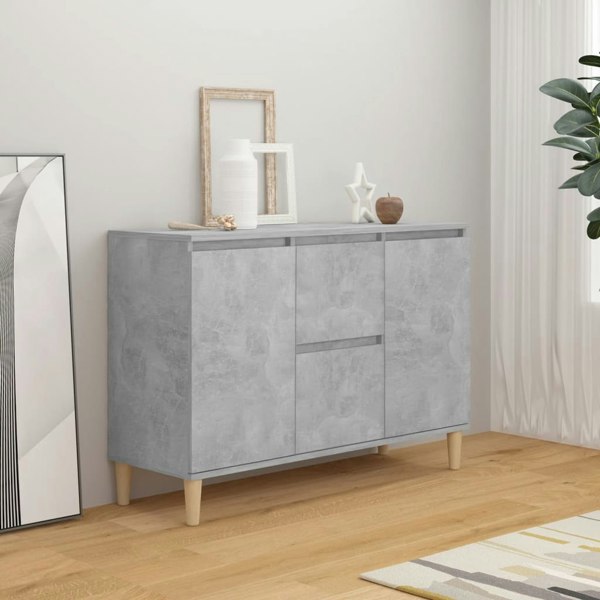 Berkfield Sideboard Concrete Grey 103.5x35x70 cm Engineered Wood