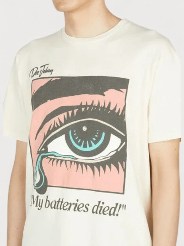 Gallery Dept. Dead Batteries Tee Antique White - Supplied FashionGallery Dept.