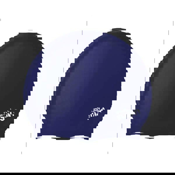 Navy blue Simply Swim silicone swim cap in solid colours