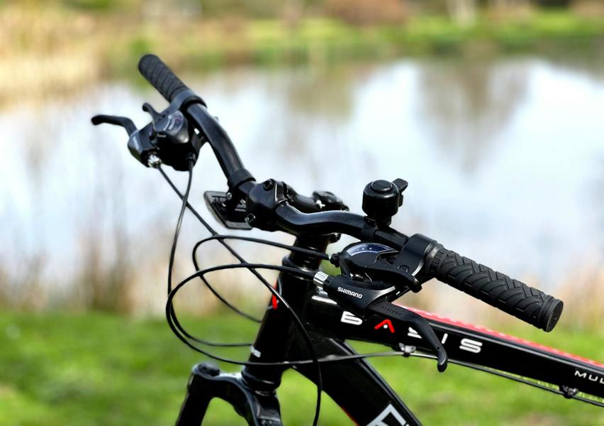 Basis Bikes Basis El Toro Hardtail Mountain Bike, 27.5" Wheel - Black/Red