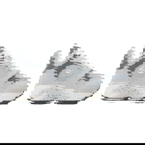 Lacoste Mens Storm 96 Vintage Leather Trainers - Grey