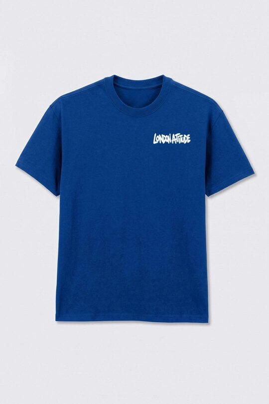 London Attitude Oversized Heavyweight City Graffiti Graphic T-Shirt