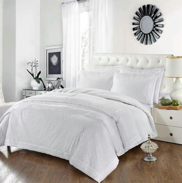 Highgrove White Duvet Cover Set
