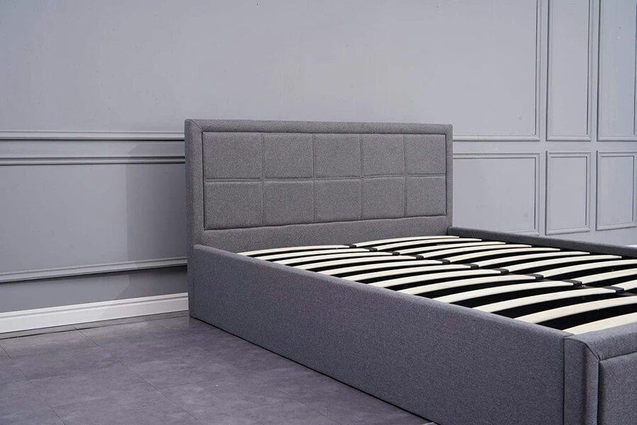 Kosy Koala Ottoman Storage Bed grey 3ft single fabric wooden bedroom
