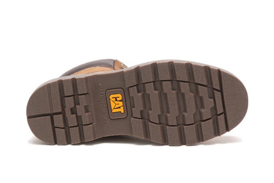 Caterpillar CAT (Caterpillar) Colorado 2.0 Beige Leather Hiking Ankle Boots