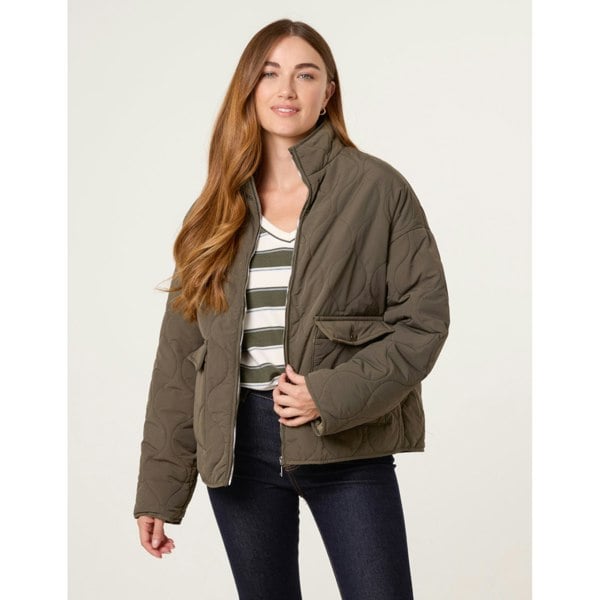 Blue Vanilla Quilted Jacket