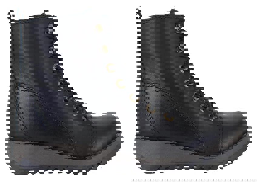 Fly London Sore Womens Lace Up Wedge Military Style Ankle Boots