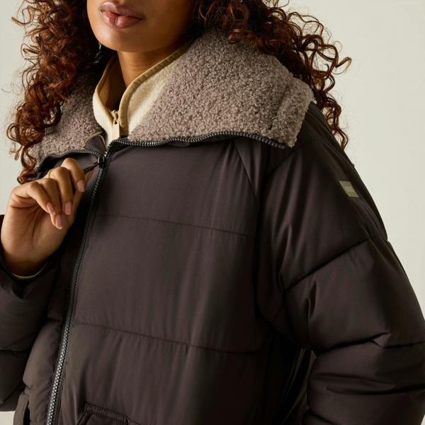 Regatta Womens/Ladies Kayana Padded Jacket - Dark Chocolate/Mocha - 