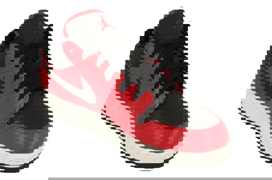 Nike Air Jordan 1 Low GS Trainers 553560 553560 - Gym Red Black White 605 - Photo 3