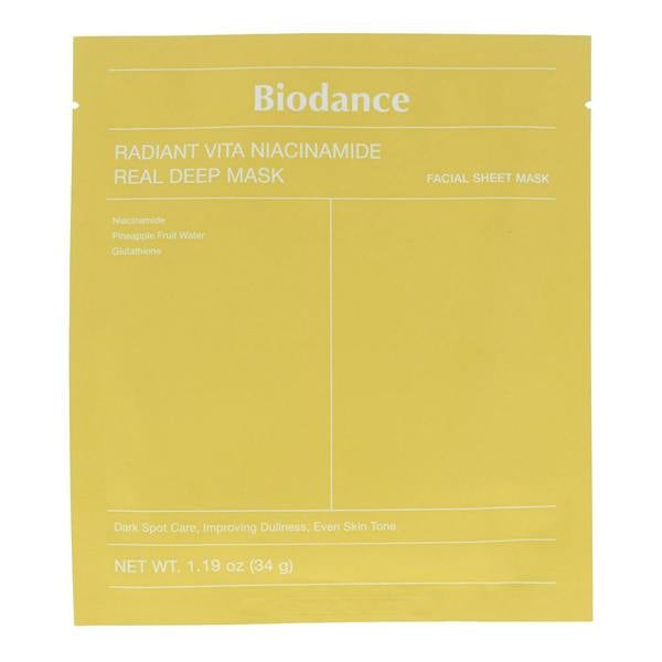 Biodance Radiant Vita Niacinamide Real Deep Mask Sheet 1 x 34g