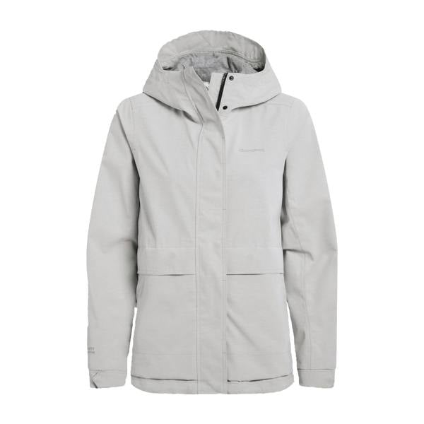 Craghoppers Womens/Ladies Maryam Waterproof Jacket - Oyster - 