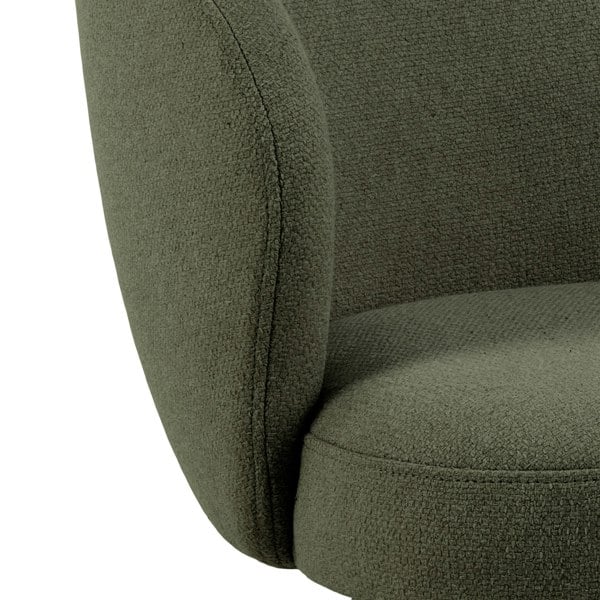 Furniture To Go Darlene Dining Chair with Armrest and Swivel Function in Green