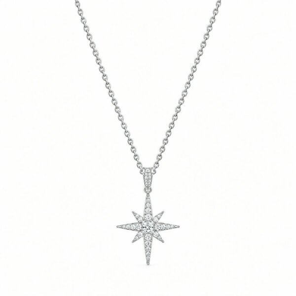Cachet London North Star Silver Pendant