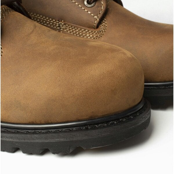 CAT HOLTON S3 Leather Safety Boots   in  Brown