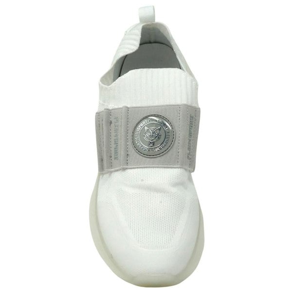 Plein Sport Logo Sock Men's Sneakers - White