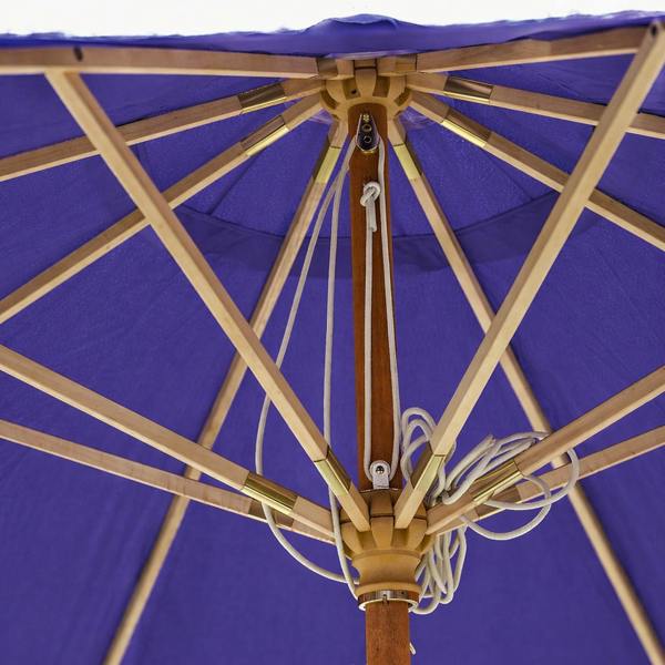 The Garden Marketplace 3m Premium Hardwood Garden Parasol Umbrella