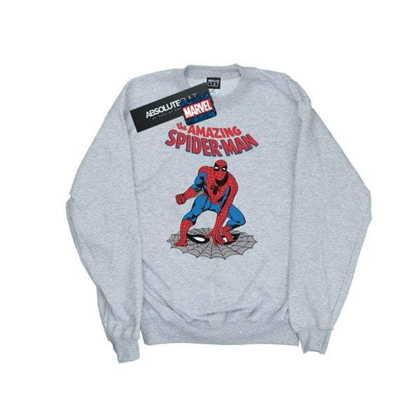 Marvel Boys The Amazing Spider-Man Sweatshirt - Sports Grey