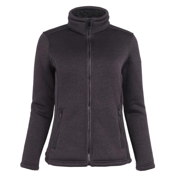 Regatta Womens/Ladies Razia II Full Zip Fleece Jacket - Deep Plum/Black - 