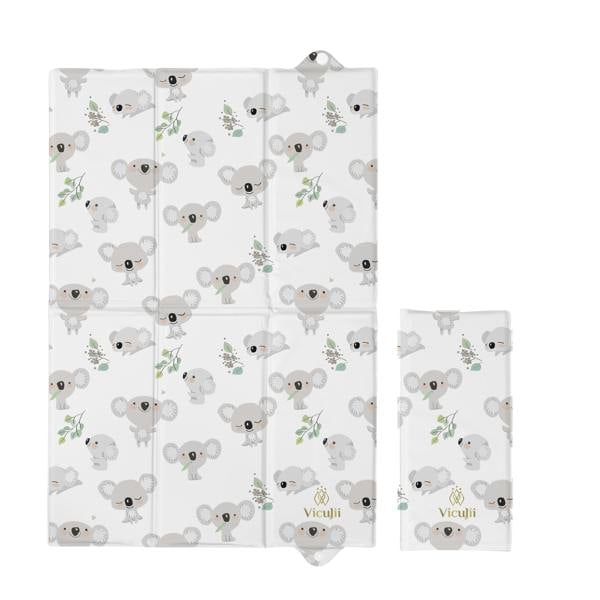 Viculii Foldable & Portable Baby Unisex Changing Mat 40x60cm - Koala