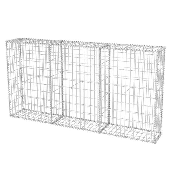 Berkfield Gabion Basket Galvanised Steel 200x30x100 cm