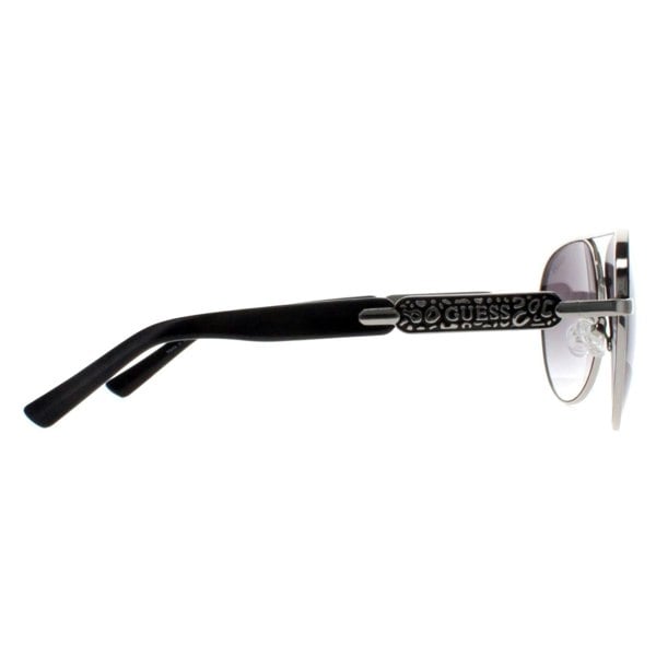 Guess Sunglasses GF0287 06B Silver Black Grey Gradient