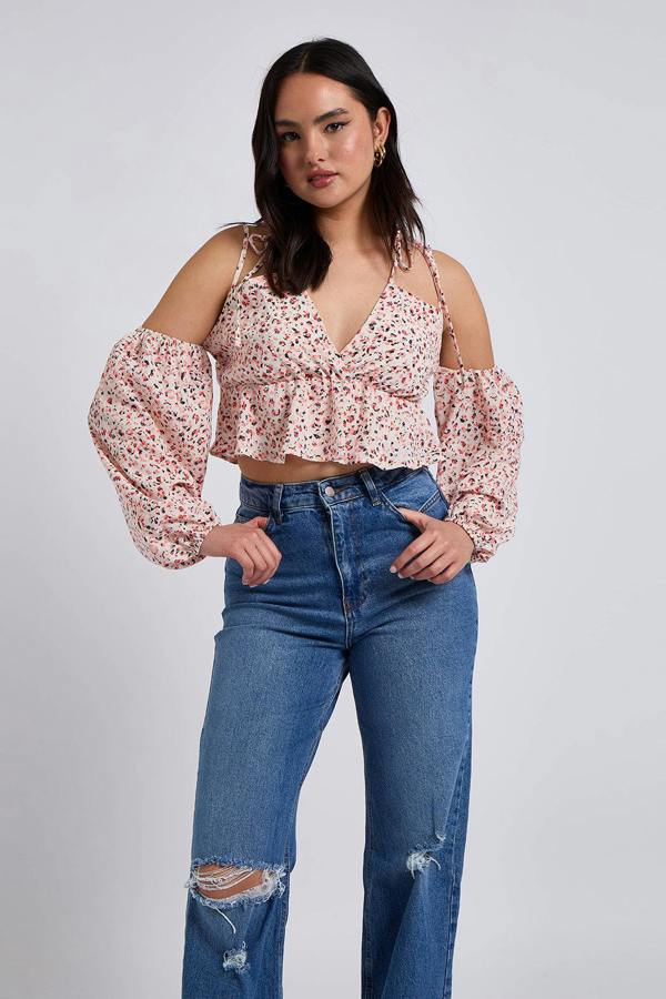 Urban Bliss Strappy Animal Top