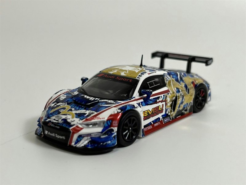 Pop Race Audi R8 LMS Evisu Racing x Works Macau GP 2020 Marchy Lee 1:64 Pop Race PR64R8LMSEVISU