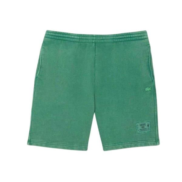 Lacoste Mens Fleece Sweat Shorts - Green - 