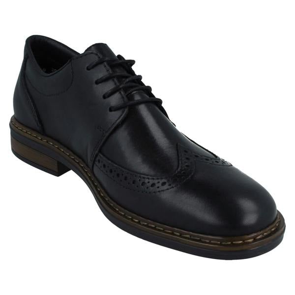 Rieker Mens Rieker Brogue Lace Up Shoes 17620