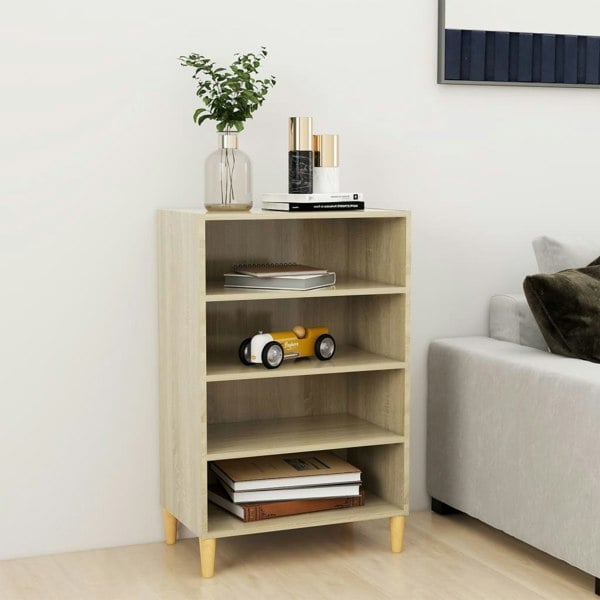 Berkfield Sideboard Sonoma Oak 57x35x90 cm Engineered Wood