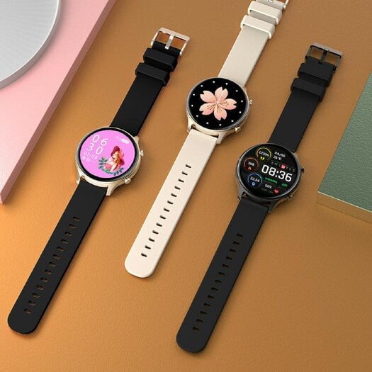 Karen M Smartwatch 1.39" HD TFT Display, IP67, Bluetooth 5.0, Heart Rate, Sleep Monitoring, Magnetic Charging