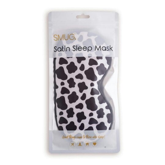 SMUG Satin Sleep Mask - Cow Print