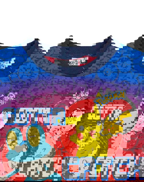 Pokemon Boys Multicoloured Short Sleeve Short Leg Pyjama Set