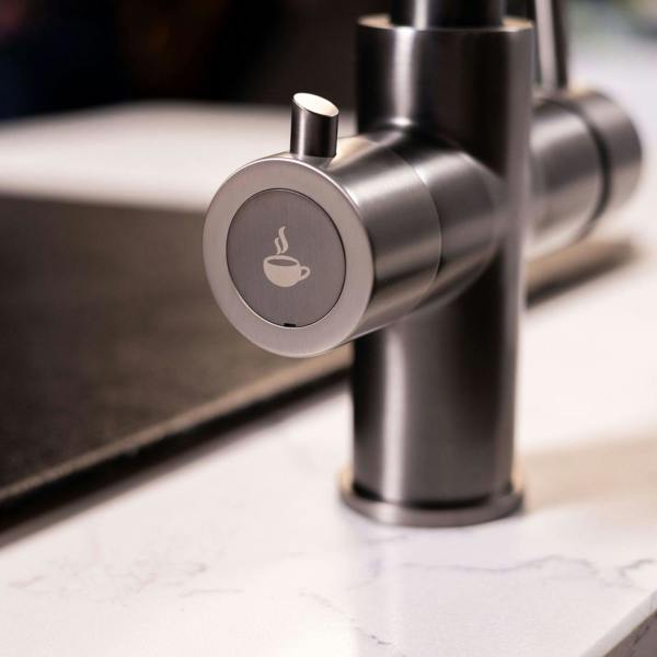 Flode tre | 3 in 1 Boiling Water Tap | Gun Metal Finish