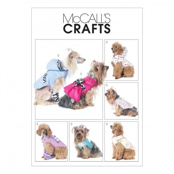 McCalls 6218 Paper Sewing Pattern – Pet Coat, Easy