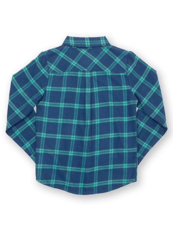Kite Boys Organic Check Shirt Navy