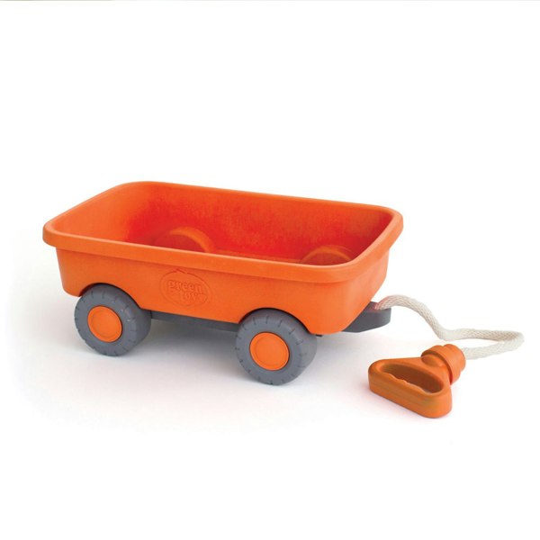 Green Toys GTWAGO1227 Orange Pull Along Wagon