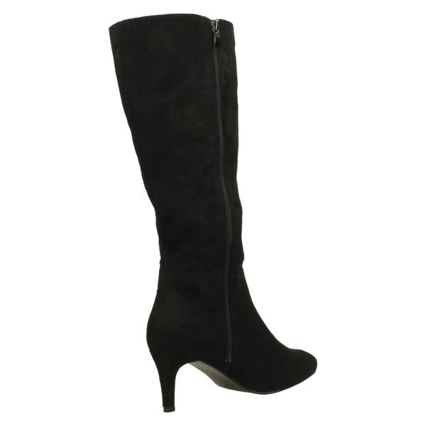 Spot On Ladies Spot On Stiletto Knee High Boots F51237