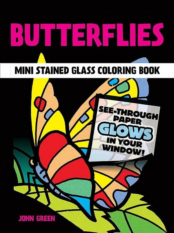Little Butterflies Stained Glass Coloring Book - John Green - Little Activity Books