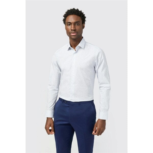 Limehaus Slim Fit Dandelion Print Shirt
