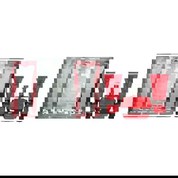 Mustang Red 3 Piece Gift Set: Eau de Toilette 100ml - Aftershave Balm 100ml - Hair & Body Wash 100ml